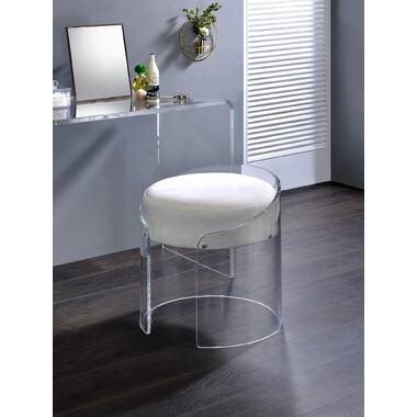 Plastic vanity stool hot sale